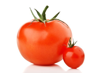 large and small tomatoes