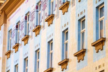 Fototapeta na wymiar Budynek Secesji w Zagrzebiu