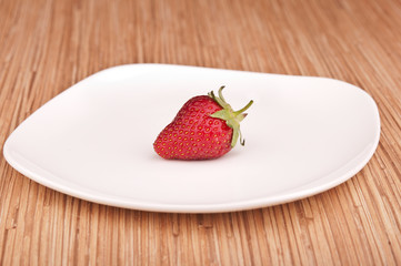 Fresh red strawberries