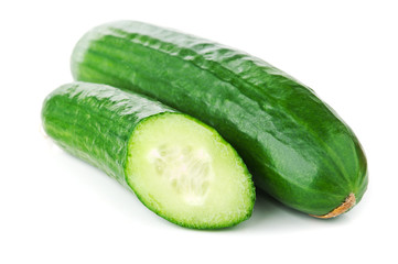 fresh green cucumber