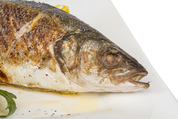 Sea-bass with vegetables