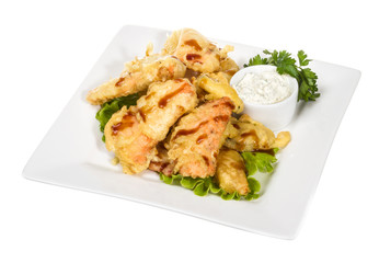 Salmon Tempura , Japanese Food