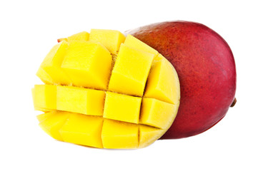 ripe mango isolated