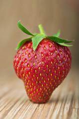 fresh red strawberry