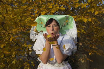 Melanie im Herbst