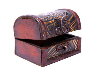 Chest  isolated background