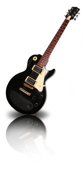 guitar isolated  background