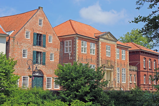 B&uuml;rgerh&auml;user am Schloss Jever (Niedersachsen)