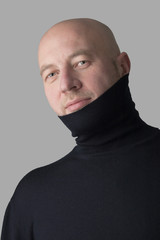 Bald man