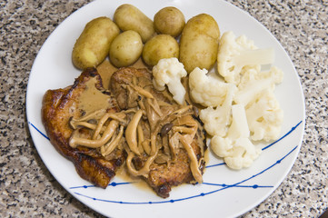 Pork dinner
