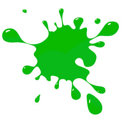 Obraz premium Farbklecks grün