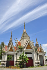 Fototapeta premium Beautiful of Buddhist temple , 