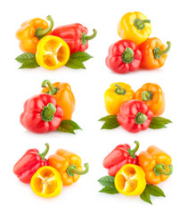 collection of bell peppers