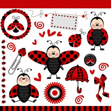 Ladybug Digital Scrapbook