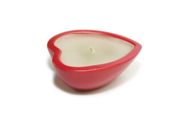 свеча в форме сердца