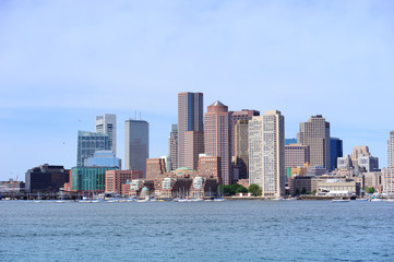 Obraz premium Boston architecture at waterfront