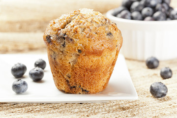 Fresh Homemade blueberry Muffin