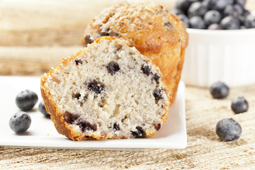 Fresh Homemade blueberry Muffin