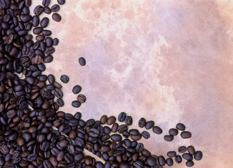 Coffee grunge background