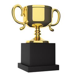 トロフィーと台座（斜め）