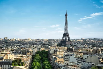 Deurstickers Eiffeltoren Parijs Frankrijk © Beboy