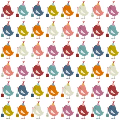 48 Cute Birthday Birds Retro © Jan Engel