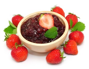 Erdbeeren, Schale