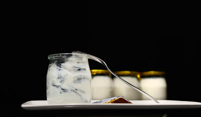 yaourt traditionnel,lait fermenté