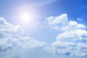 bright sun