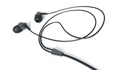 Headphones isolated 3d model