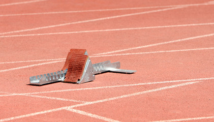 Athletics starting block