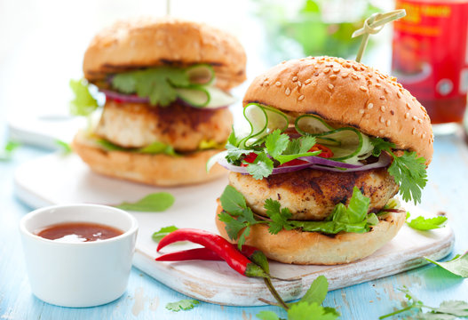 Thai Chicken Burger