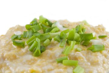 scrambled eggs with chives