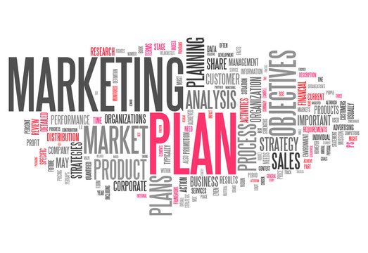 Word Cloud "Marketing Plan"
