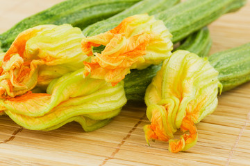 fiori di zucca, zucchine