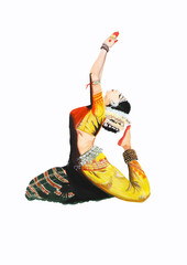 indian classical female dancer
