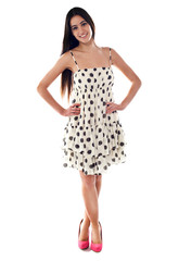 Full length fashion girl. Extremely sensual