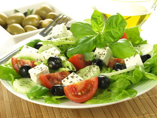 Appetizing salad for vegetarians