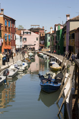 Fototapeta na wymiar Wyspa Burano, Wenecja, Włochy