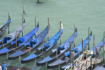 Obraz premium Gondola boats in Venice