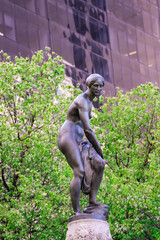 Statue in central park