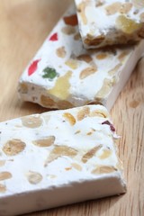 white nougat