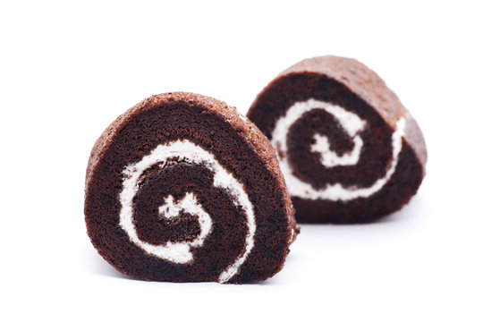 Chocolate swiss roll