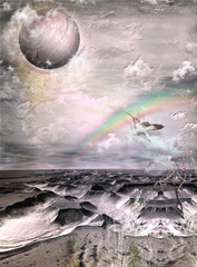 Sunshine in the dark waste land