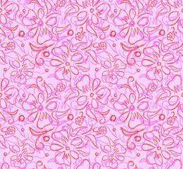 Seamless floral background