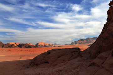 Fototapeta na wymiar Wadi Rum Jordania