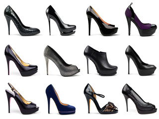 Dark female shoes-5