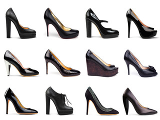 Dark female shoes-6