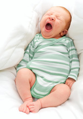 Yawning New Born Baby