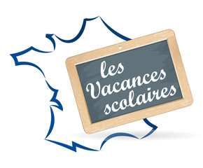 ardoise : les vacances scolaires en france